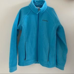 Columbia fleece zip up jacket